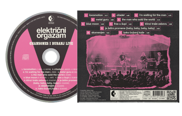 ELEKTRIČNI ORGAZAM – CHANSONES I BUBANJ LIVE (CD) - Image 2