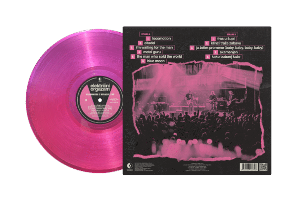 ELEKTRIČNI ORGAZAM – CHANSONES I BUBANJ LIVE (LP) - Image 3